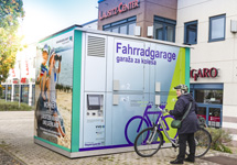Fahrradbox am Lausitz-Center